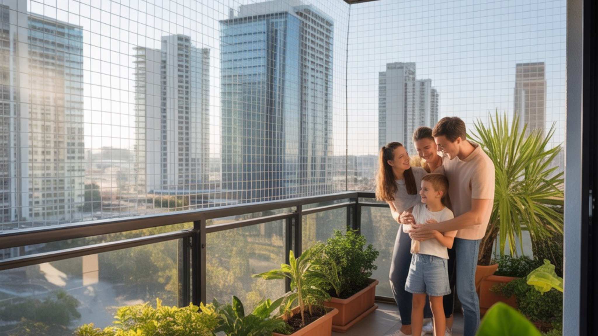 Invisible Grills for Balcony